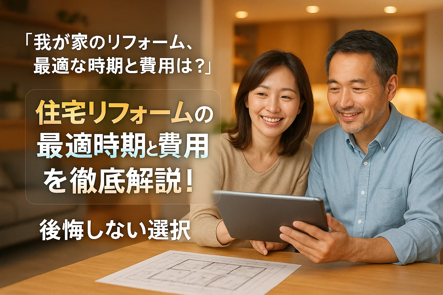 住宅リフォームの最適時期と費用を徹底解説！